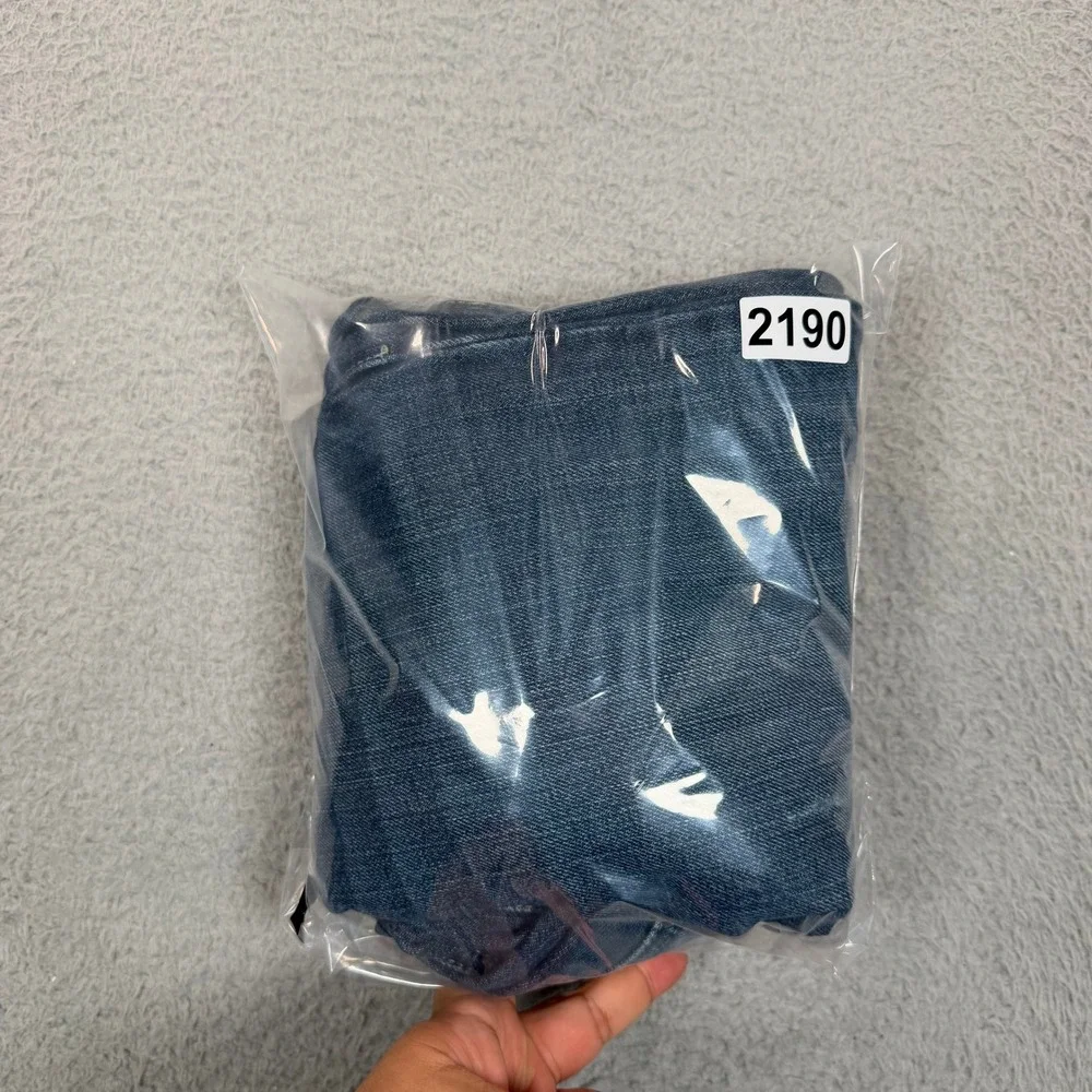 Ariat Mens Low Rise Bootcut Jeans 33x32 Medium Wash Distressed Denim Blue